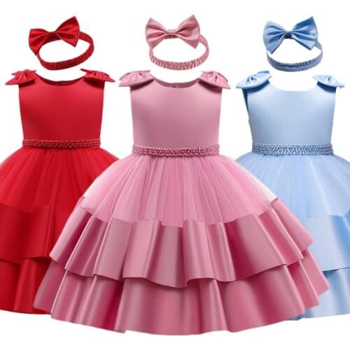 0-24 Month Baby Princess Dress For Newborn Girls 1 2 Year Birthday Party Christening Gown Vintage Infant Baptism Wedding Clothes