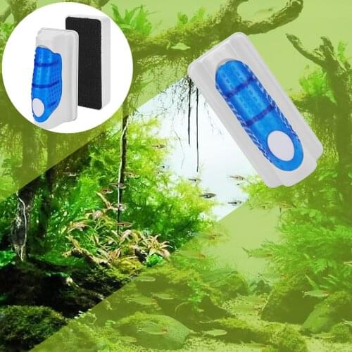 New Magnetic Aquarium Fish Tank Glass Algae Scraper Cleaner Magnetic Brush Aquarium Tank Fish Aquarium Tools Floating Brush