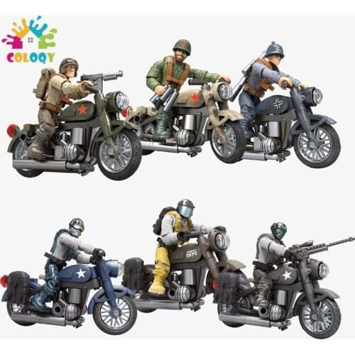 2021 New Kids Toys Jungle Sniper Team Military Figures Building Blocks WW2 Soldiers Weapon Accessories Guns Bricks For Boys
