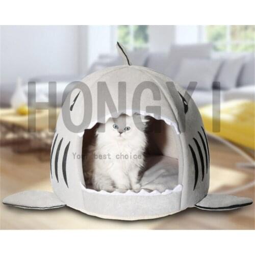 1 piece new fashion pet dog cat house pet dog cat beds four seasons cat house removable semi-closed pet supplies S size/M size