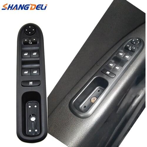 Front Left Drive Side Electric Window Control Switch Window Regulator Switch Button For Peugeot 407 2004-2010 Car