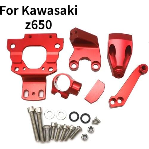 Suitable for Kawasaki Z650 Motorcycle Handlebar Accessories Damper Modification Bracket Titanium Size