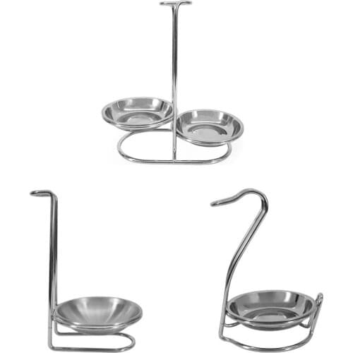 Spoon Rest Pan Rack Stand Spoon Organizer Storage Soup Spoon Holder for Home Kitchen