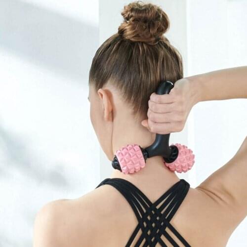 Y-type Massager Shoulder Neck Yoga Muscle Tightening Relaxation Roller Stick Slimming Beauty Care To Relieve Fatigue and Pain