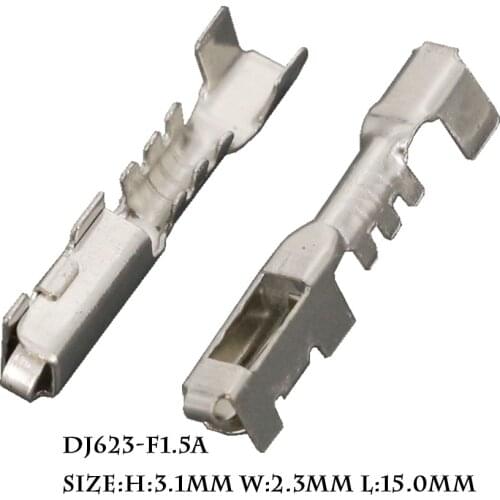 100 PCS 1.5 series terminal block connector connector terminal plug spring tinned DJ623-F1.5A