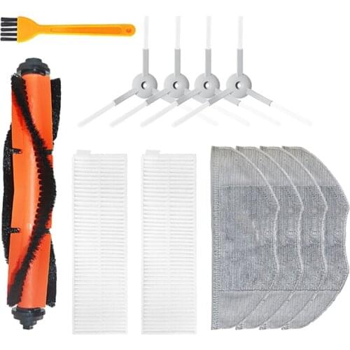 Promotion!12PCS Hepa Filter Main Brush Mop Cloth Replacement Kits For Xiaomi Mijia G1 MJSTG1 Robot Vacuum Cleaner Parts