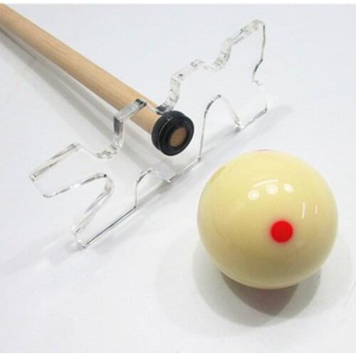 Acrylic Snooker Billiards Pool Cue Rack Bridge Head Transparent Rod Stick Pole Holder Billiards Accessories