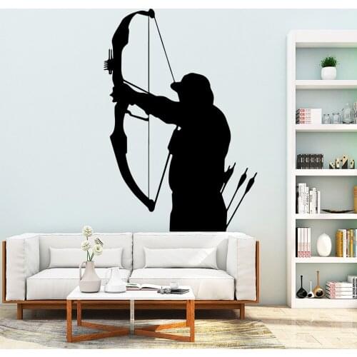 Free Shipping Archery Wall Stickers Modern Fashion Wall Sticker For Living Room Kids Room Decoration Accessories