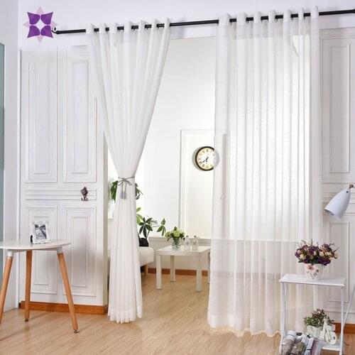 Free Shipping Sheer Curtains For Windows Curtains For Living Room Blackout Curtains Left And Right Biparting Open French Window