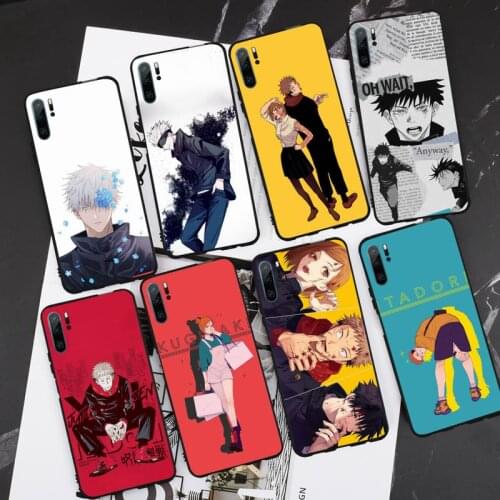 Jujutsu Kaisen Anime Phone Case For Huawei P20 P30 P40 lite Pro P Smart 2019 Mate 10 20 Lite Pro Nova 5t