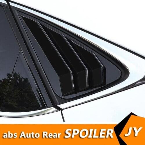 For LEXUS NX200 NX300 2019-2020 Sedan ABS Rear Door Window shades Louver Frame Window Sill Molding Cover Sticker Trim