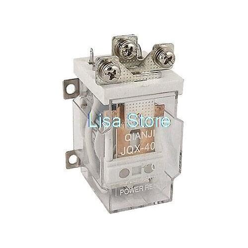 JQX-40F DC 24V Coil 40A 250V AC 28V DC Electromagnetic Relay 5 Pin SPDT