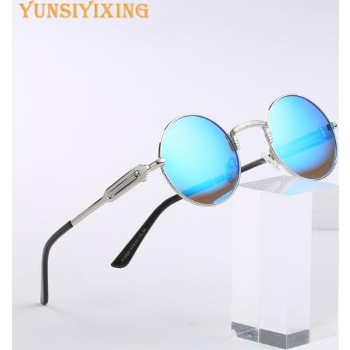 YSYX Vintage Women’s Sunglasses Polarized Shape Punk Style Glasses Classic Retro Round Shape Travel Sun Glasses Women gafas 0926
