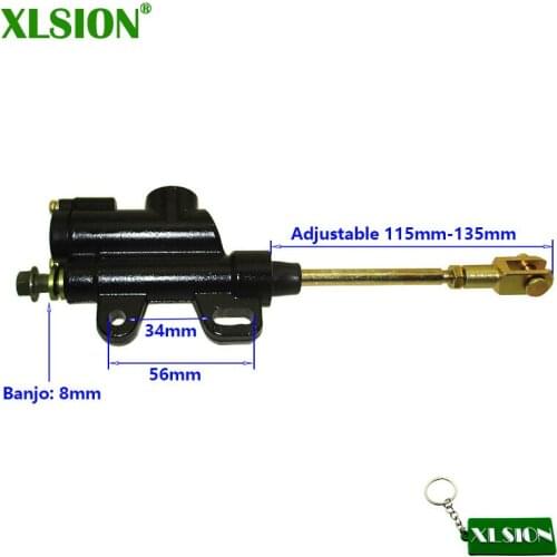 XLSION 8mm Rear Brake Master Cylinder Pump For Pit Dirt Bike ATV Quad