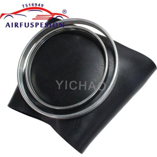 Front Rubber Sleeve with Rings for Mercedes W220 S Class Air Suspension Spring Shock Bladder 2203205113 2203202438 1999-2006