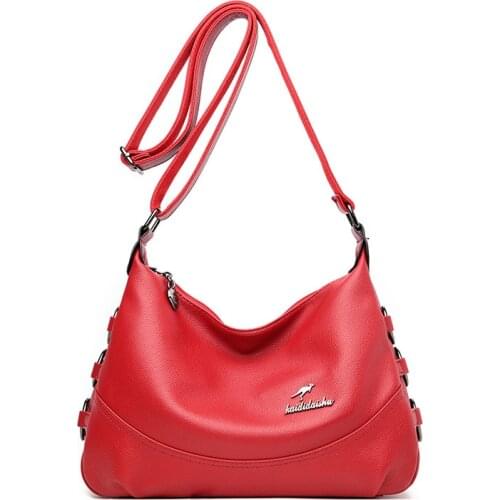 Luxury Crossbody Bags for Women New High Quality Leather Messenger Bag Sac Women Leather Handbags Female Retro Shoulder Bag