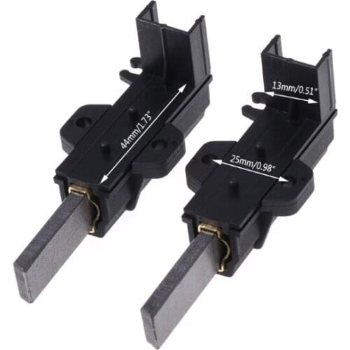 2Pcs/set Washing Machine Motor Carbon Brushes L94MF7 With Housing for whirlpool