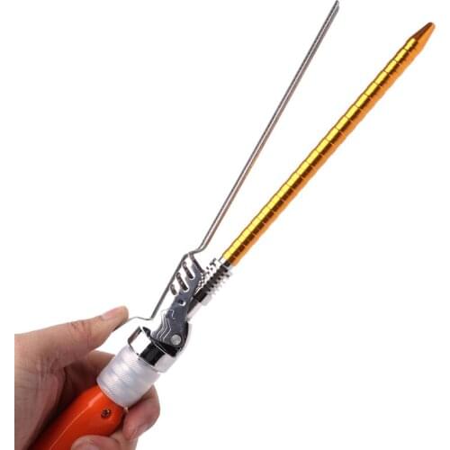 9mm 360° Rotating Electric Hair Salon Curler Tool Ceramic Curling Iron Wand