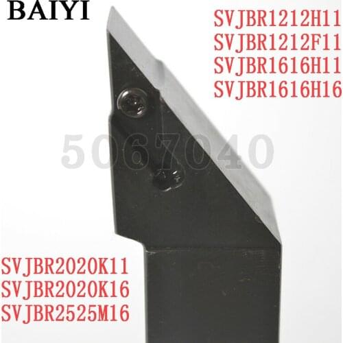 SVJBR 1212H11 1212F11 1616H11 1616H16 2020K11 2020K16 2525M16 CNC External Turning holder Lathe Tools