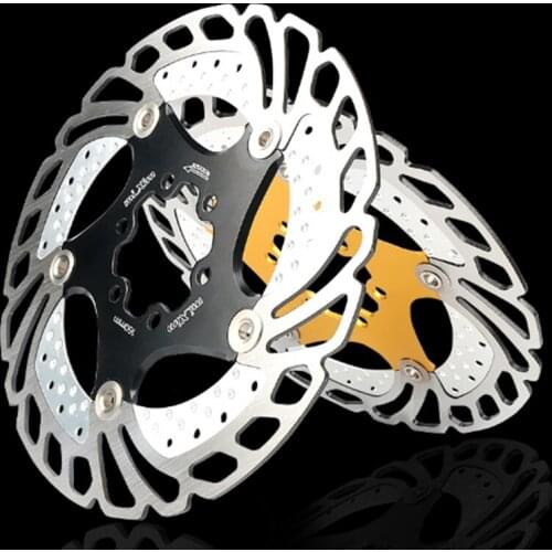 Mountain bike card type high heat dissipation floating disc six-hole brake disc 160mm six-inch disc brake disc accessories