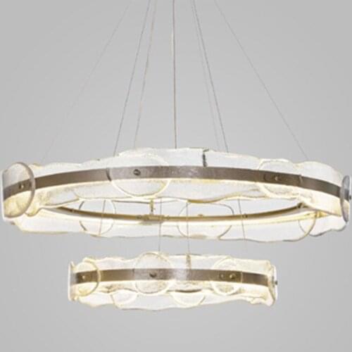 Vintage crystal creative pendant lights industry brand ventilador de techo nordic decoration home avizeler
