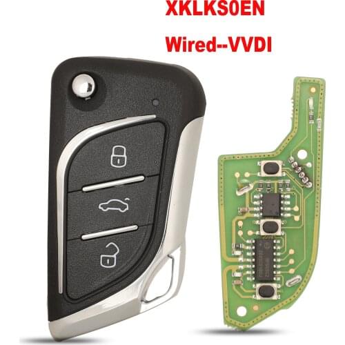 XHORSE jingyuqin XKLKS0EN For VVDI Key LEI.KSS Style (Chrome-Plating) Wired-VVDI