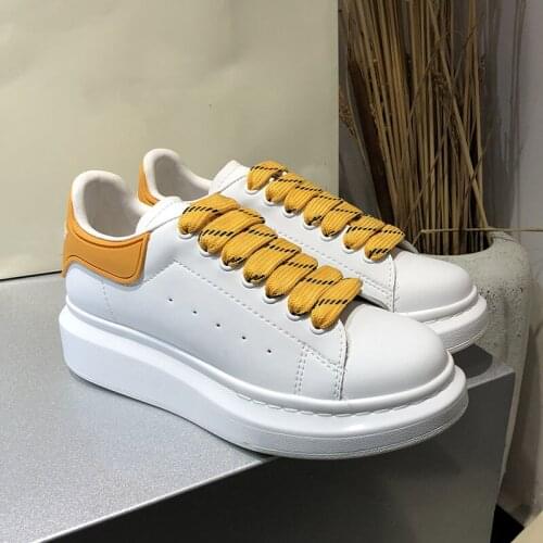 YSHUNIJ 2021 NEW Women Oversized White Sneakers Chunky Platform Thick Buttom Casual Tenis Shoes