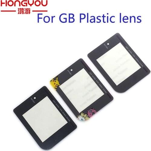 100PCS For GB plastic mirror Plastic Play It Loud Dark Protective Screen Lens for Gameboy Classic GB Lens Protector