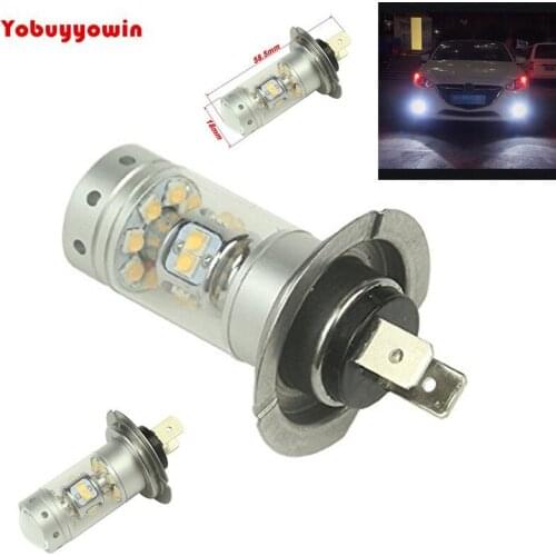 2Pcs 140W 28smd Sharp Chip LED Projector Plasma H7 White 6000K Bulbs For Car High Beam/Dipped Beam Bulbs/Foglights/DRL