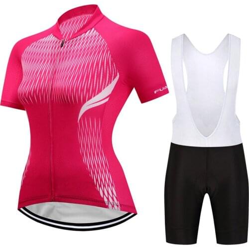2018 Women Cycling Jersey Feminino Ropa Ciclismo Breathable MTB Outdoor Sportswear Bike Jerseys With Silica GEL Shorts WM01