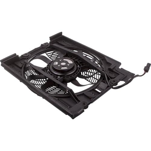 A/C Radiator Condenser Cooling Pusher Fan For BMW E39 M5 525i 528i 530i 540i M5 Base Sedan 4-Door 64546921395 64546921946