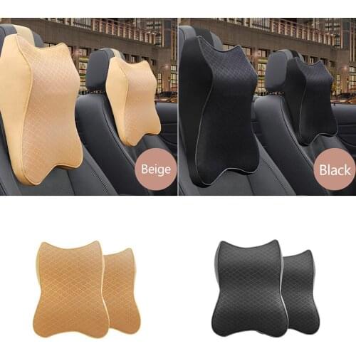 Car Seat Chair Headrest Pad Memory Foam Pillow Head Neck Rest Support Cushion