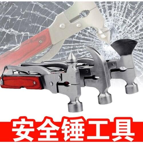 Car Multifunctional safety hammer automobile emergency escape axe broken window conical Horn Hammer R-7111