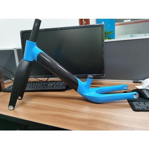 Free shipping new 12-inch carbon fiber scooter frame, balanced frame, walker frame, tube-drawing 100 open gear