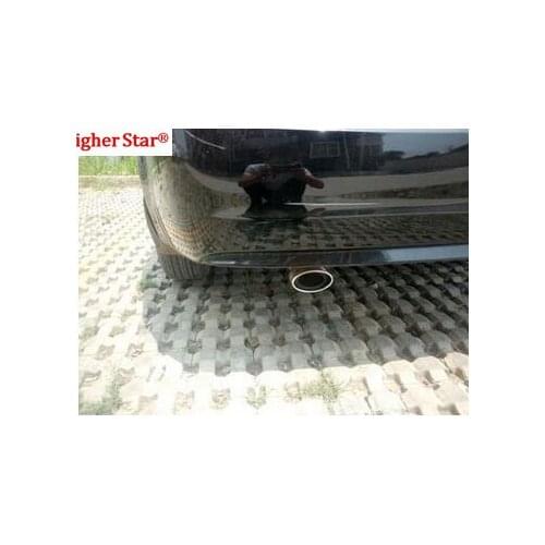 For CHEVROLET Aveo/Sonic 2011-2014 Stainless steel car Exhaust Pipe Tail Pipe Muffler Decorative tail,silver or blue