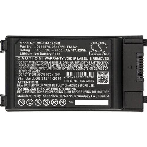 Cameron Sino 4400mAh Battery For Fujitsu FMV-A6250 FMV-A8250 FMV-A8280 FMV-BIBLO NF/C50 FMV-BIBLO NF/D50 LifeBook A1110,0644560