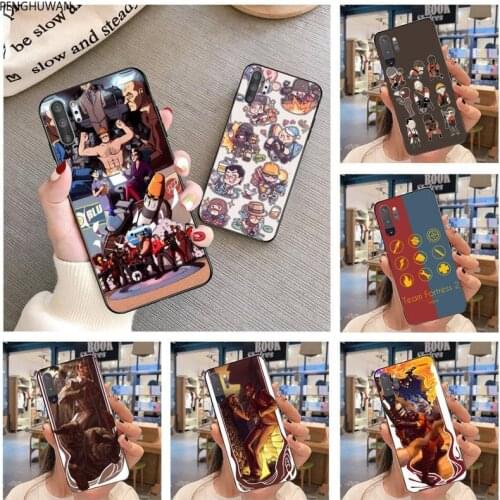 Team Fortress 2 Blue Red Soft Phone Case Cover For Samsung Galaxy Note20 ultra 7 8 9 10 Plus lite J7 J8 Plus 2018 Prime