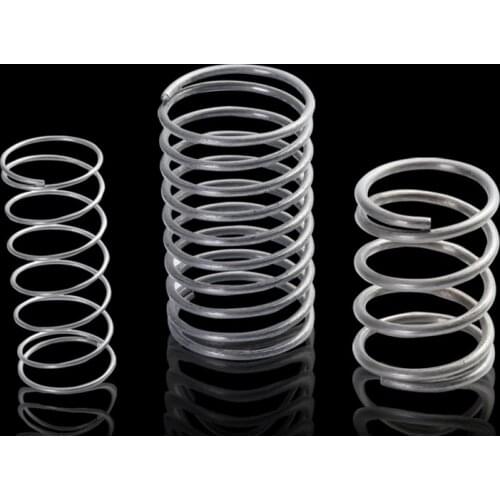 10pcs 1.2mm wire diameter 304 Stainless steel compression soft spring return pressure springs 14mm outer diameter 10mm-60mm long