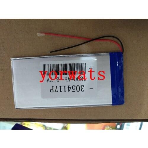 New Hot A Rechargeable Li-ion Cell 3.7V polymer battery 3054117 0354117 1800mAh direct charging large capacity