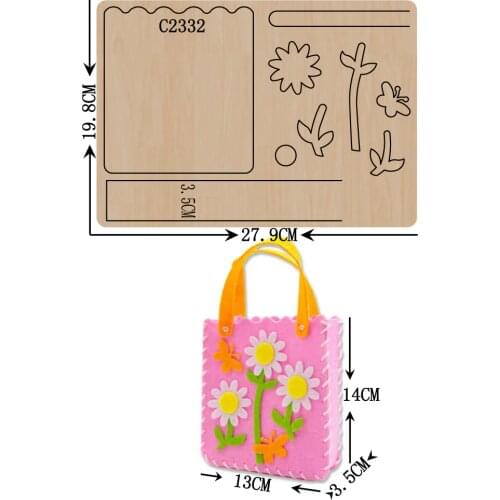 New Candy box Wooden die Scrapbooking C2332 Cutting Dies