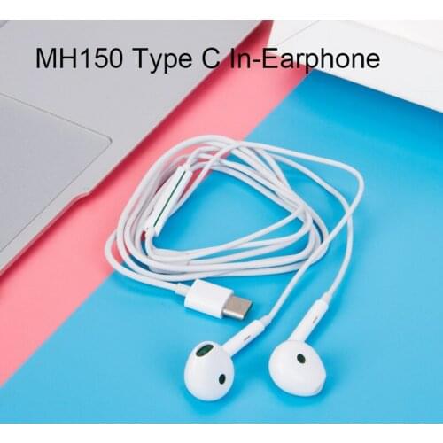 Original OPPO MH150 Type C Wired Control Headset In-Ear Earphone With Microphone For Reno 3 4 5 Pro Find X3 X2 Pro X X2 R17 Pro