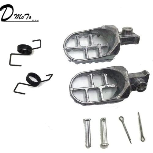 Motorcycle Foot Pegs Rests Footpegs For Honda XR50R CRF50 CRF70 CRF80 CRF100F Motorbike Foot Rests Chinese Dirt Pit Bike