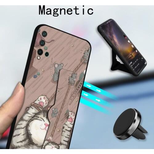 Full Cover Magnet Case For Huawei Nova 6 7 SE 5G Soft Rubber Silicone Cover For Huawei Nova 7 Pro 7i