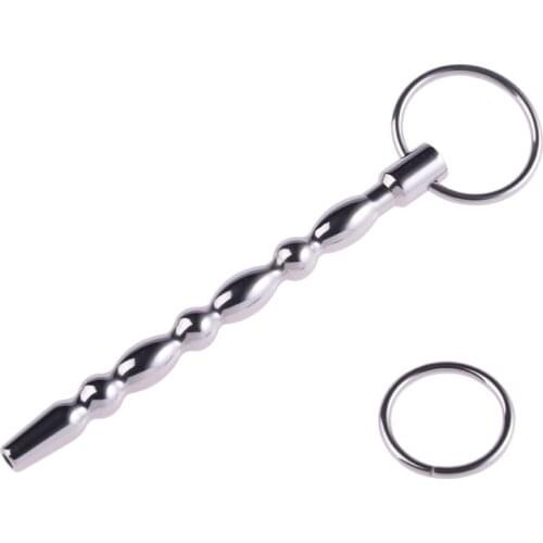 Penis plug stainless steel vibrating urethral sound toys Prince Wand tube sex toy for male