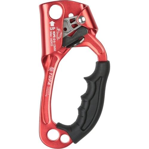 Outdoor Rock Climbing SRT Professional Hand Ascender Device Mountaineer Handle Ascender Left Hand Right Hand Climbing Rope Tools