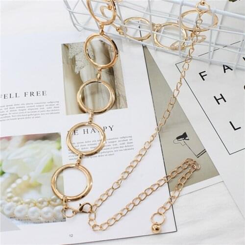 2021 Trendy Waistband Pants Fashion Classic Waist Chain Love Heart Hollow Girdle For Women Hip Hop Style Fine Waist Belts