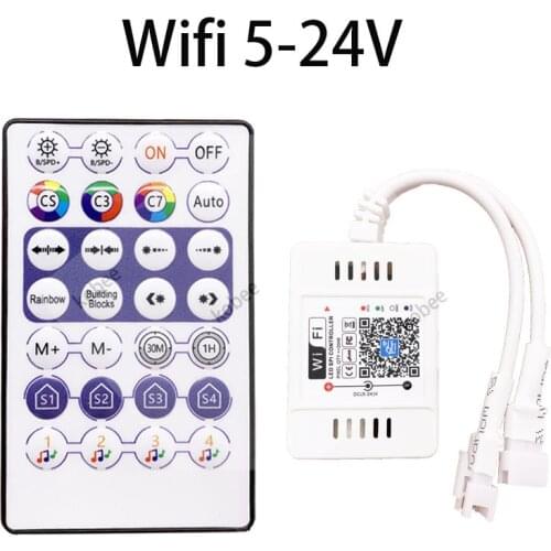 DC5V 12V 24V ws2812b WiFi LED RGB Controller For WS2811 WS2812B WS2813 WS2815 SK6812 Addressable rgb Led Strip Magic Home
