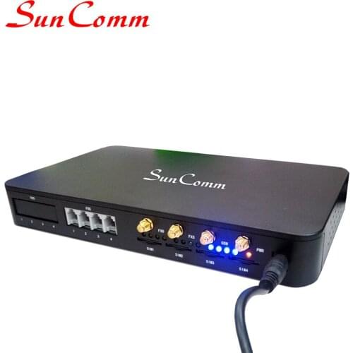 SCG-4Qe Suncomm GSM FWT with 4SIM, 4Tel ports, Reverse Polarity, Quad band