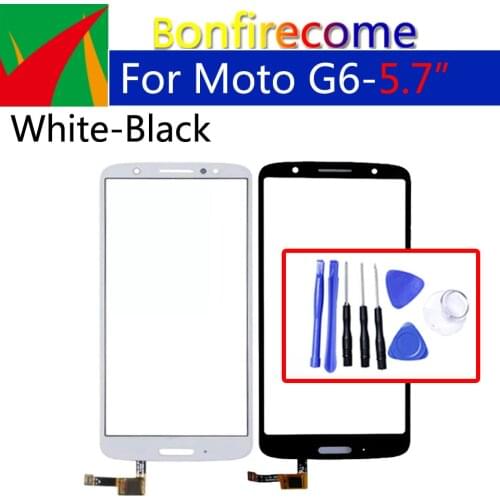 Touchscreen For Motorola-Moto G6 XT1925 XT1925-3 XT1925-5 Touch Screen Digitizer Front Glass Panel Sensor Replacement 5.7 inch