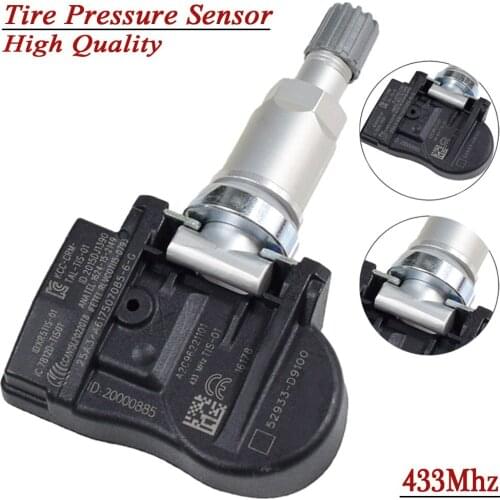 1Pcs 433Mhz Tire Pressure Monitor System Sensor TPMS Sensor For Kia Sportage QL K7 KX5 KX3 Cadenza 52933-D9100 Car Accessories